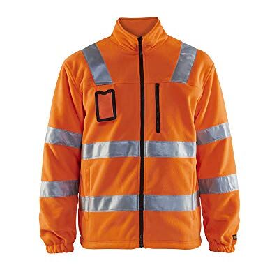 BLÅKLÄDER Blakläder High Vis Giacca in pile class 3, taglia XL, colore: Arancione BLÅKLÄDER Blakläder High Vis Giacca in pile class 3, taglia XL, colore: Arancione