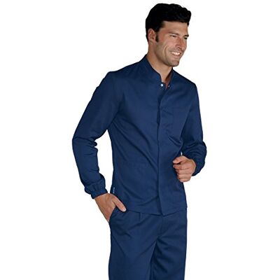 Isacco Coreana Corf249 Blu, Blu, L, 65% Poliestere 35% Cotone, Manica Lunga Isacco Coreana Corf249 Blu, Blu, L, 65% Poliestere 35% Cotone, Manica Lunga