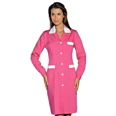 Isacco 008986 Positano Camice, Taglia XL, Bianco/Fuxia Isacco 008986 Positano Camice, Taglia XL, Bianco/Fuxia