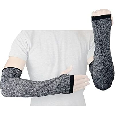 Rostaing PRIMACUFF35PO/I Polsini di protezione, 35 cm, per avambraccio e lavori, colore: Grigio Rostaing PRIMACUFF35PO/I Polsini di protezione, 35 cm, per avambraccio e lavori, colore: Grigio