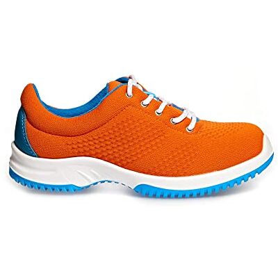 Abeba 1774 Uni6 Scarpe antinfortunistiche con lacci, in tessuto lavorato a maglia, misura 48, colore: Arancione Abeba 1774 Uni6 Scarpe antinfortunistiche con lacci, in tessuto lavorato a maglia, misura 48, colore: Arancione