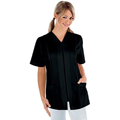 Isacco Casacca Victoria Nero, Nero, XL, 65% Poliestere 35% Cotone, Tessuto liscio Isacco Casacca Victoria Nero, Nero, XL, 65% Poliestere 35% Cotone, Tessuto liscio