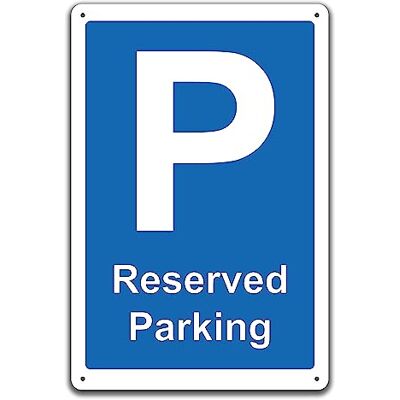 Generic Phonecasing Cartello Segnale da 3 mm in Alluminio Composito (15 cm x 20 cm, Reserved Parking) Generic Phonecasing Cartello Segnale da 3 mm in Alluminio Composito (15 cm x 20 cm, Reserved Parking)