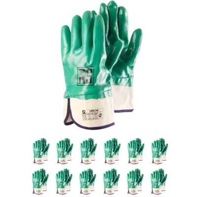 RS /Guanti in nitrile/Guanti da lavoro in nitrile/Rivestito in nitrile/Dimensione 10, 12 paia/verde bianco/guanti di montaggio/guanti guanti da lavoro/guanto protettivo RS /Guanti in nitrile/Guanti da lavoro in nitrile/Rivestito in nitrile/Dimensione 10, 12 paia/verde bianco/guanti di montaggio/guanti guanti da lavoro/guanto protettivo