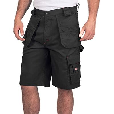 Lee Cooper Workwear LCSHO810 Pantaloncini da Uomo in Tessuto Durevole, Flessibili e Confortevoli per la Sicurezza sul Lavoro, Nero, 30W Lee Cooper Workwear LCSHO810 Pantaloncini da Uomo in Tessuto Durevole, Flessibili e Confortevoli per la Sicurezza sul Lavoro, Nero, 30W