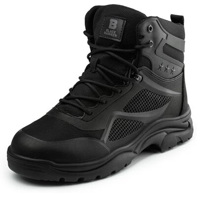 BLACK HAMMER Stivali da lavoro di sicurezza da uomo, Punta in Acciaio, Intersuola Protettiva Robusta, Resistenti all'Acqua, Calzature Ideali per i Professionisti del Lavoro S3 SRC Nero (40 EU) BLACK HAMMER Stivali da lavoro di sicurezza da uomo, Punta in Acciaio, Intersuola Protettiva Robusta, Resistenti all'Acqua, Calzature Ideali per i Professionisti del Lavoro S3 SRC Nero (40 EU)