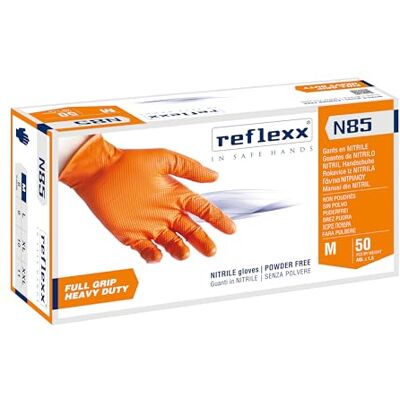 Reflexx , guanti in nitrile FULL GRIP HEAVY DUTY Reflexx , guanti in nitrile FULL GRIP HEAVY DUTY