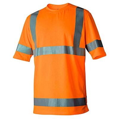 Top Swede 00502004 Maglietta con protezione di sicurezza, modello , classe 2, colore: arancione, taglia S Top Swede 00502004 Maglietta con protezione di sicurezza, modello , classe 2, colore: arancione, taglia S