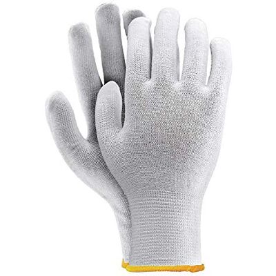 REIS Rwulux8 Guanti protettivi, bianchi, 8 dimensioni, confezione da 12 REIS Rwulux8 Guanti protettivi, bianchi, 8 dimensioni, confezione da 12