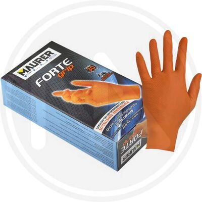 MAURER taglia M -GUANTI RIUSABILI IN NITRILE"FORTE GRIP" PLUS MAURER taglia M -GUANTI RIUSABILI IN NITRILE"FORTE GRIP" PLUS