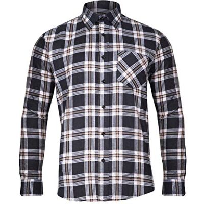 Lahti PRO , camicia da boscaiolo in flanella, da uomo, da lavoro, 100% cotone, a quadretti, CE/EN 340, Blu, Lahti PRO , camicia da boscaiolo in flanella, da uomo, da lavoro, 100% cotone, a quadretti, CE/EN 340, Blu,