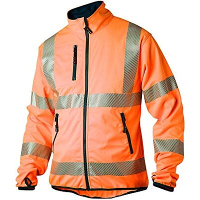 Top Swede -20-07 Giacca softshell Hi Vis, taglia XL, colore: Arancione Top Swede -20-07 Giacca softshell Hi Vis, taglia XL, colore: Arancione