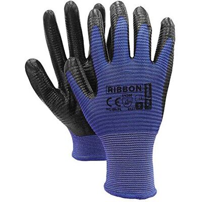 REIS Ribbon_Nb11 Guanti protettivi, misura 11, 12 pezzi, colore blu/nero REIS Ribbon_Nb11 Guanti protettivi, misura 11, 12 pezzi, colore blu/nero