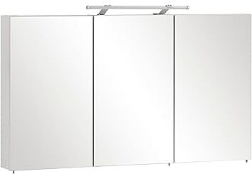 Schildmeyer Armadietto a Specchio , Legno ingegnerizzato, Bianco, 120 x 16 x 75 cm