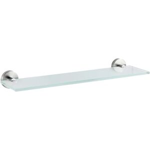 Wenko Mensola di vetro Bosio Black, acciaio, incl. materiale per il montaggio, 46,5x5,5x13,5cm, opaco Wenko Mensola di vetro Bosio Black, acciaio, incl. materiale per il montaggio, 46,5x5,5x13,5cm, opaco