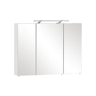 Schildmeyer Armadietto a specchio, pannello truciolare rivestito in resina melamminica, bianco, 100 x 16 x 75 cm Schildmeyer Armadietto a specchio, pannello truciolare rivestito in resina melamminica, bianco, 100 x 16 x 75 cm