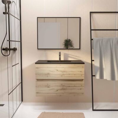 TIMBER - 80 Pack11 - Quercia - Mobile bagno TIMBER - 80 Pack11 - Quercia - Mobile bagno