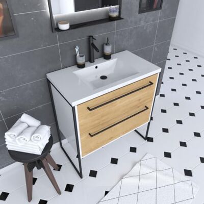 AURLANE Mobile da Bagno, Bianco AURLANE Mobile da Bagno, Bianco