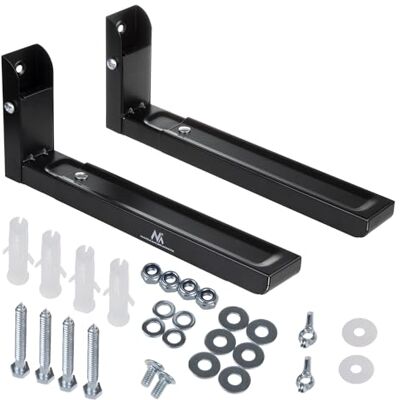 Maclean MC-915B Supporto universale per microonde con braccio telescopico, per forno a microonde, forno fino a 30 kg (Nero) Maclean MC-915B Supporto universale per microonde con braccio telescopico, per forno a microonde, forno fino a 30 kg (Nero)