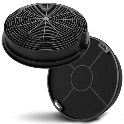 VIOKS Filtri a carbone di ricambio per Elica Bauknecht Whirlpool 481248048212 480122102341 Type47 AMC023 diametro 150 mm per varie cappe aspiranti VIOKS Filtri a carbone di ricambio per Elica Bauknecht Whirlpool 481248048212 480122102341 Type47 AMC023 diametro 150 mm per varie cappe aspiranti