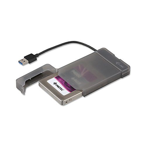i-tec ' MySafe USB 3.0 Easy, esterno 6,4 cm/2.5 Enclosure per hard disk SATA I/II/III HDD SSD, Nero