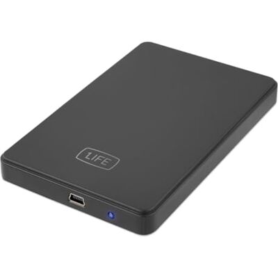 1life Caixa Esterna 2.5" HD:Flux 2 HDD/SSD USB 2.0 Nera 1life Caixa Esterna 2.5" HD:Flux 2 HDD/SSD USB 2.0 Nera