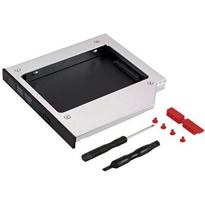 POPPSTAR Caddy per SSD HDD disco rigido 2,5" (7 mm, 9,5 mm, 12,5 mm) Adattatore notebook HDD al posto del lettore DVD / slot CD Sata 3 da 12,7 mm (per portatile ecc.) POPPSTAR Caddy per SSD HDD disco rigido 2,5" (7 mm, 9,5 mm, 12,5 mm) Adattatore notebook HDD al posto del lettore DVD / slot CD Sata 3 da 12,7 mm (per portatile ecc.)