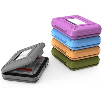 ORICO Custodia Protettiva Custodia Rigida Portatile da 3,5 Pollici per Hard Disk (HDD) SSD (PHX35) 5 Colori Installare ORICO Custodia Protettiva Custodia Rigida Portatile da 3,5 Pollici per Hard Disk (HDD) SSD (PHX35) 5 Colori Installare