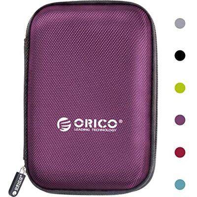 ORICO Custodia Hard Disk Esterno Disco Protettiva per Rigido 2.5 Scatola di archiviazione su disco rigido, Scatola portaoggetti digitale(Viola) ORICO Custodia Hard Disk Esterno Disco Protettiva per Rigido 2.5 Scatola di archiviazione su disco rigido, Scatola portaoggetti digitale(Viola)