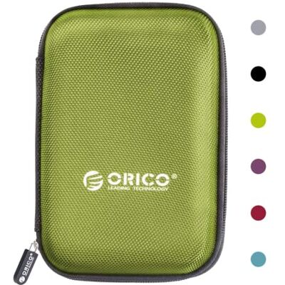 ORICO Custodia Hard Disk Esterno Disco Protettiva per Rigido 2.5 Scatola di archiviazione su disco rigido, Scatola portaoggetti digitale(Verde) ORICO Custodia Hard Disk Esterno Disco Protettiva per Rigido 2.5 Scatola di archiviazione su disco rigido, Scatola portaoggetti digitale(Verde)