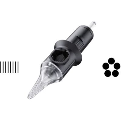 CHEYENNE Tattoo Aghi per tatuaggi Liner 0.35 Capillary Cartridges 20 unità (5-Liner 0.35 slt) CHEYENNE Tattoo Aghi per tatuaggi Liner 0.35 Capillary Cartridges 20 unità (5-Liner 0.35 slt)