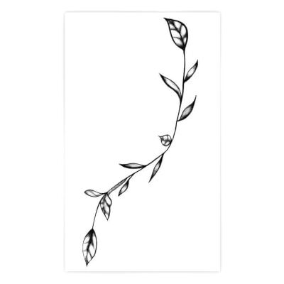 Banbé Adesivi Corpo 1pc Adesivo Tatuaggio Temporaneo Impermeabile Foglia Nera Mano Da Donna Banbé Adesivi Corpo 1pc Adesivo Tatuaggio Temporaneo Impermeabile Foglia Nera Mano Da Donna