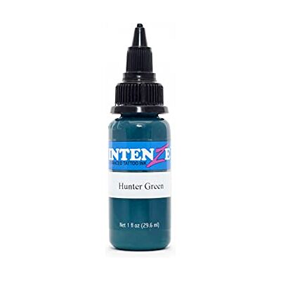 Intenze Colore per tatuaggi Verde 30ml – Hunter Green – L'originale:colori resistenti e assolutamente sterili–Inchiostro per tatu.vegano–per vivaci tatu.permanenti con una consistenza perfetta Intenze Colore per tatuaggi Verde 30ml – Hunter Green – L'originale:colori resistenti e assolutamente sterili–Inchiostro per tatu.vegano–per vivaci tatu.permanenti con una consistenza perfetta