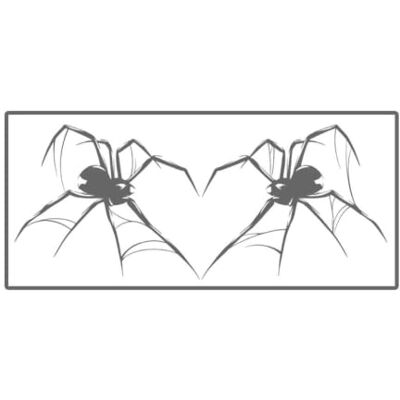 Banbé Adesivi Corpo Adesivo Per Tatuaggio Temporaneo Simmetrico Spider Love Colore Impermeabile Che Tiene Per 1-2 Settimane Banbé Adesivi Corpo Adesivo Per Tatuaggio Temporaneo Simmetrico Spider Love Colore Impermeabile Che Tiene Per 1-2 Settimane