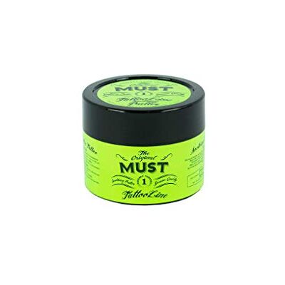 MUST Burro Emolliente per Tatuaggi per Facilitare Scorrimento Ago, Guarire e Rallentare Infiammazioni Durante e Post Tatuaggio 200 ml MUST Burro Emolliente per Tatuaggi per Facilitare Scorrimento Ago, Guarire e Rallentare Infiammazioni Durante e Post Tatuaggio 200 ml
