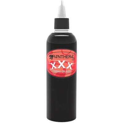 Panthera Inchiostro per tatuaggi XXX TRIBAL BLACK Flacone da 141,7 g Panthera Inchiostro per tatuaggi XXX TRIBAL BLACK Flacone da 141,7 g