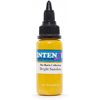 Intenze Colore per tatuaggi Arancione 30ml–Boris BrightSunshine–L'originale:colori resistenti e assolutamente sterili–Inchiostro per tatu.vegano–per vivaci tatu.permanenti con una consistenza perfetta Intenze Colore per tatuaggi Arancione 30ml–Boris BrightSunshine–L'originale:colori resistenti e assolutamente sterili–Inchiostro per tatu.vegano–per vivaci tatu.permanenti con una consistenza perfetta