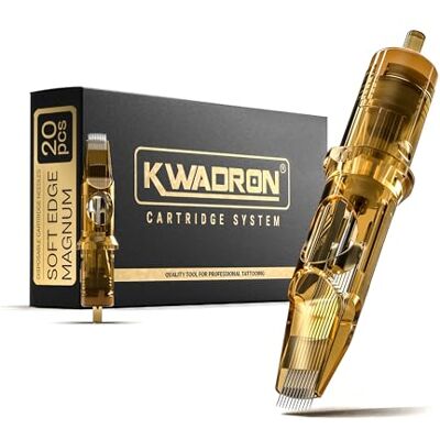 Kwadron Aghi per tatuaggi , 20 pezzi #12 0,35 mm Soft Edge Magnum Set, Medium Taper, 35/15SEMMT Accessori per tatuaggi, forniture per penne a cartuccia per sfumature e riempimenti morbidi Kwadron Aghi per tatuaggi , 20 pezzi #12 0,35 mm Soft Edge Magnum Set, Medium Taper, 35/15SEMMT Accessori per tatuaggi, forniture per penne a cartuccia per sfumature e riempimenti morbidi
