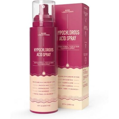 Base Spray acido ipocloroso, guarigione della pelle per ferite, soluzione spray per la cura delle ferite, eczema, tatuaggi e piercing lavaggio delle ferite con soluzione salina Base Spray acido ipocloroso, guarigione della pelle per ferite, soluzione spray per la cura delle ferite, eczema, tatuaggi e piercing lavaggio delle ferite con soluzione salina