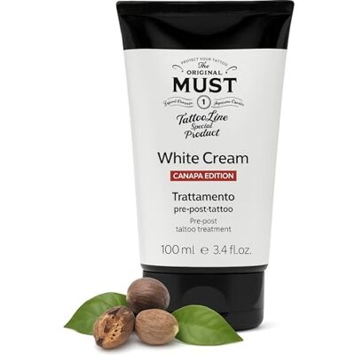MUST Crema tatuaggi Alla Canapa Per Trattamento Cura E Guarigione Post Tattoo Lenitiva ed Idratante Dona Sollievo E Rigenera La Pelle Non Macchia Made in Italy 100 ml MUST Crema tatuaggi Alla Canapa Per Trattamento Cura E Guarigione Post Tattoo Lenitiva ed Idratante Dona Sollievo E Rigenera La Pelle Non Macchia Made in Italy 100 ml