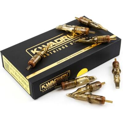 Kwadron Sistema di cartucce per tatuaggi con bordo morbido Magnum 0,30 mm 11SEM, 13SEM, 15SEM, 17SEM, 19 SEM, 21SEM, 23SEM, 25SEM, 27SEM (1 pz) (30/9 SEM) Kwadron Sistema di cartucce per tatuaggi con bordo morbido Magnum 0,30 mm 11SEM, 13SEM, 15SEM, 17SEM, 19 SEM, 21SEM, 23SEM, 25SEM, 27SEM (1 pz) (30/9 SEM)