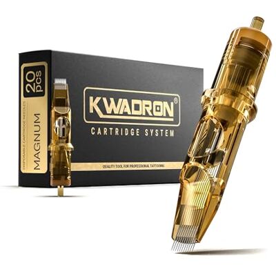 Kwadron Aghi per tatuaggi , 20 pezzi #12 0,35 mm Magnum Set, Medium Taper, 35/7MGMT Accessori per tatuaggi, forniture per penne a cartuccia per campiture e sfumature Kwadron Aghi per tatuaggi , 20 pezzi #12 0,35 mm Magnum Set, Medium Taper, 35/7MGMT Accessori per tatuaggi, forniture per penne a cartuccia per campiture e sfumature