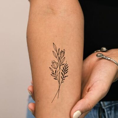 Inkster Piccolo tatuaggio di bouquet di fiori Tatuaggio Temporaneo con Certificazione Cosmetica UE L'Originale Resistente all'Acqua + Vegano Tatuaggio Rivoluzionario di 2 Settimane Tattoo Inkster Piccolo tatuaggio di bouquet di fiori Tatuaggio Temporaneo con Certificazione Cosmetica UE L'Originale Resistente all'Acqua + Vegano Tatuaggio Rivoluzionario di 2 Settimane Tattoo