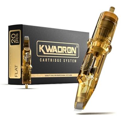 Kwadron Aghi per tatuaggi , 20 pezzi #12 0,35 mm Flat Set, Long Taper, 35/5FLLT Accessori per tatuaggi, forniture per penne a cartuccia per linee e campiture Kwadron Aghi per tatuaggi , 20 pezzi #12 0,35 mm Flat Set, Long Taper, 35/5FLLT Accessori per tatuaggi, forniture per penne a cartuccia per linee e campiture
