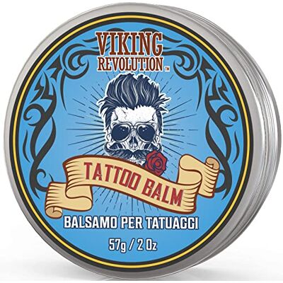 Viking Crema per Tatuaggi per Prima, Durante e Dopo il Tatuaggio Antibatterico Lozione Idratante che Favorisce la Guarigione della Pelle Confezione da 1 (57g) Viking Crema per Tatuaggi per Prima, Durante e Dopo il Tatuaggio Antibatterico Lozione Idratante che Favorisce la Guarigione della Pelle Confezione da 1 (57g)