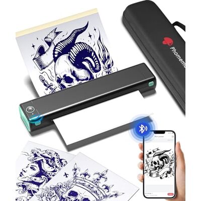 Phomemo M08F Stampante Stencil Tattoo Stampante Termica Tattoo con Custodia Phomemo M08F Stampante Stencil Tattoo Stampante Termica Tattoo con Custodia