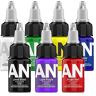 Quelle 7 Colori inchiostri tatuaggi 0.5oz 15ml/Bottle Tattoo Pigmento Forniture professionali per tatuaggi TI5003-15-7