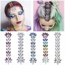 Creative 5 pezzi sirenetta strass glitter Coachella bruciano uomo Glasonbury tatuaggio estivo