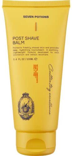 Seven Balsamo post barba per uomo – calma l'irritazione della pelle, trattiene l'umidità – lenitivo, idratante, formula leggera – Lozione dopobarba naturale, vegana, cruelty-free (100ml)