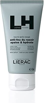 Lierac Homme Balsamo Dopobarba Anti-irritazioni, Idratante e Lenitivo, per Tutti i Tipi di Pelle, Formato da 75 ml